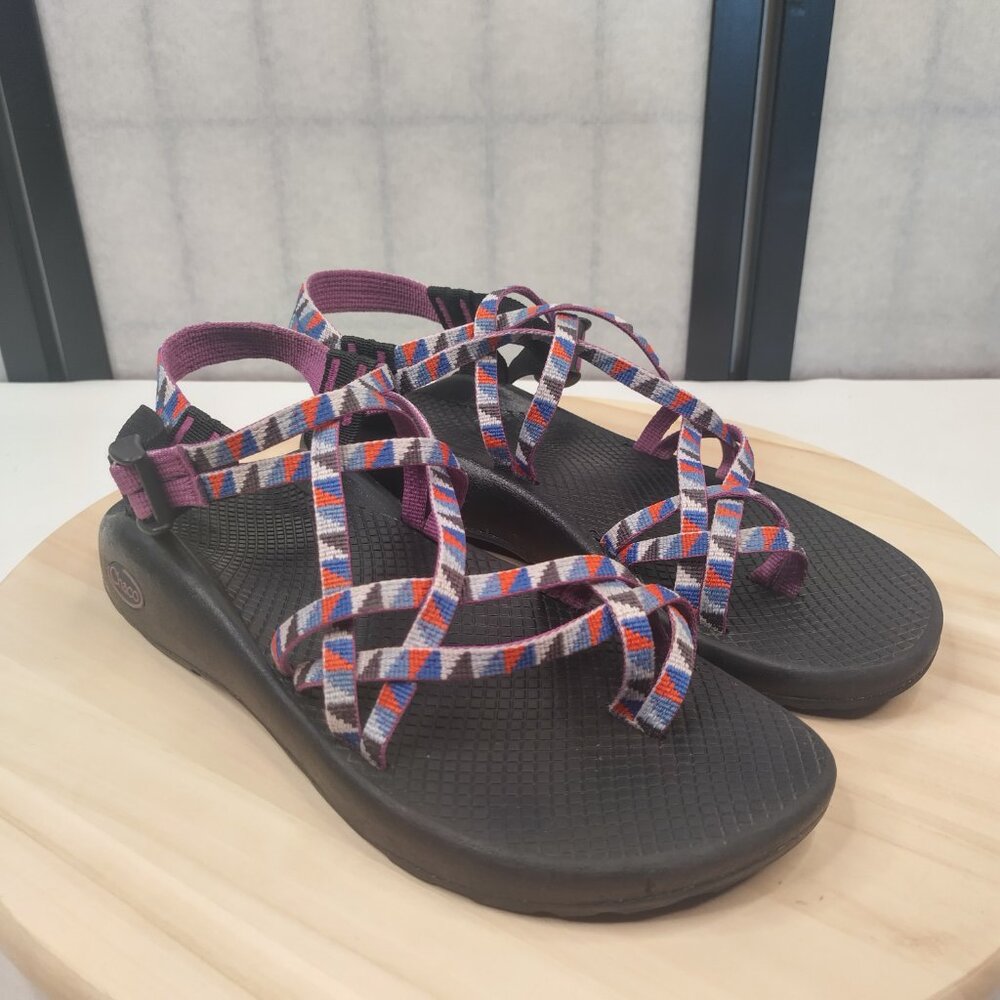 Chaco Zcloud X2 Remix Aztec Pattern Gray Multicol… - image 3